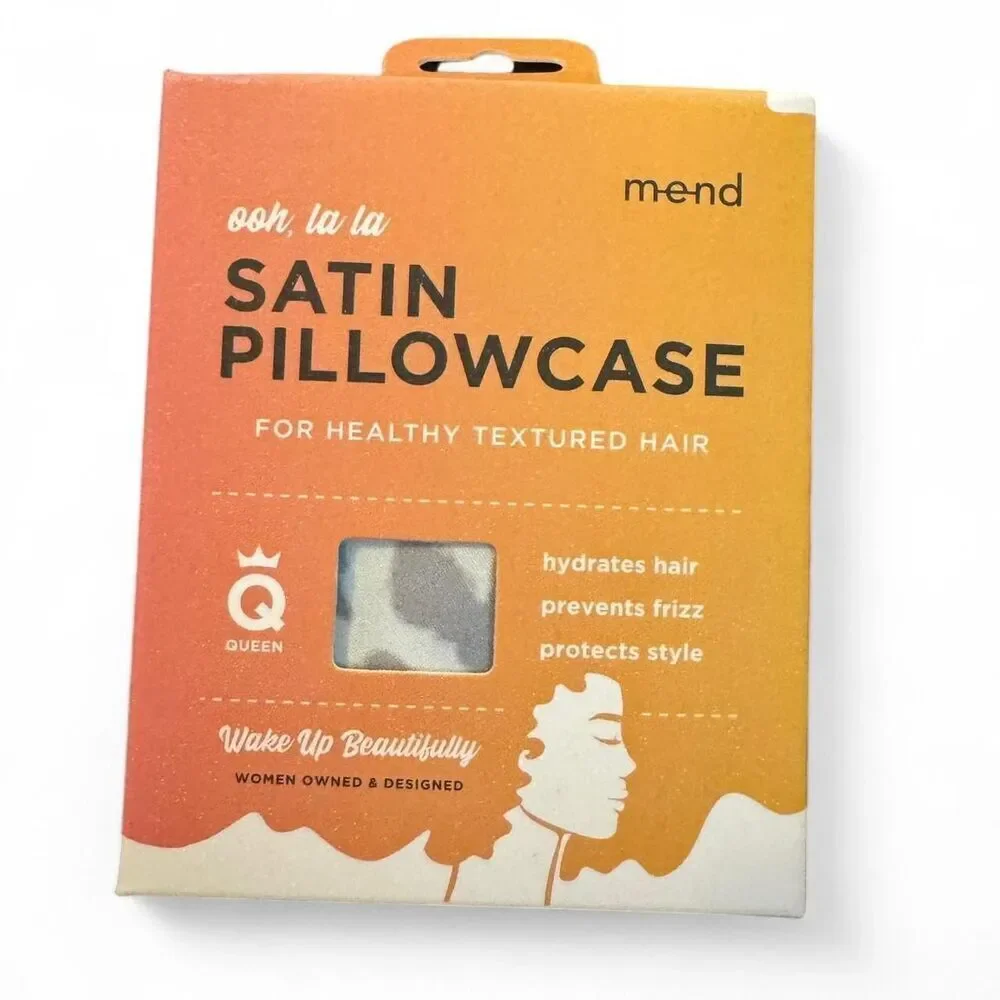 Mend Soft and silky satin pillowcase for healthy hair and skin Queen Size